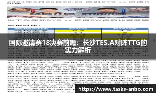 国际邀请赛18决赛前瞻：长沙TES.A对阵TTG的实力解析